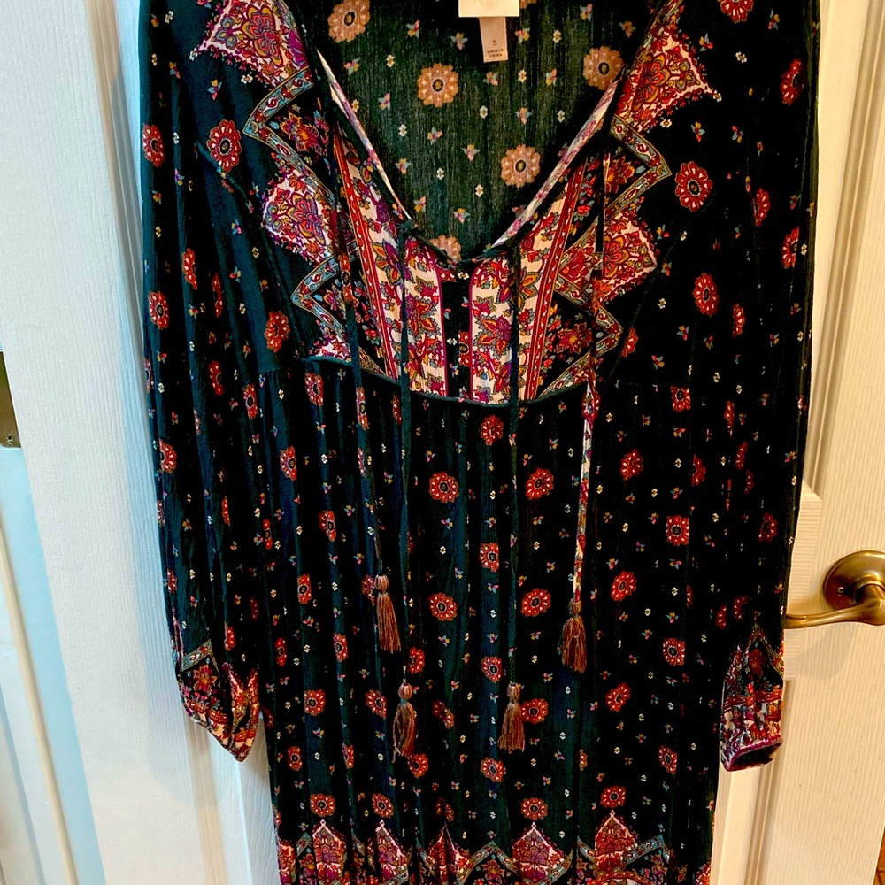 Never worn! New bohemian style dress!